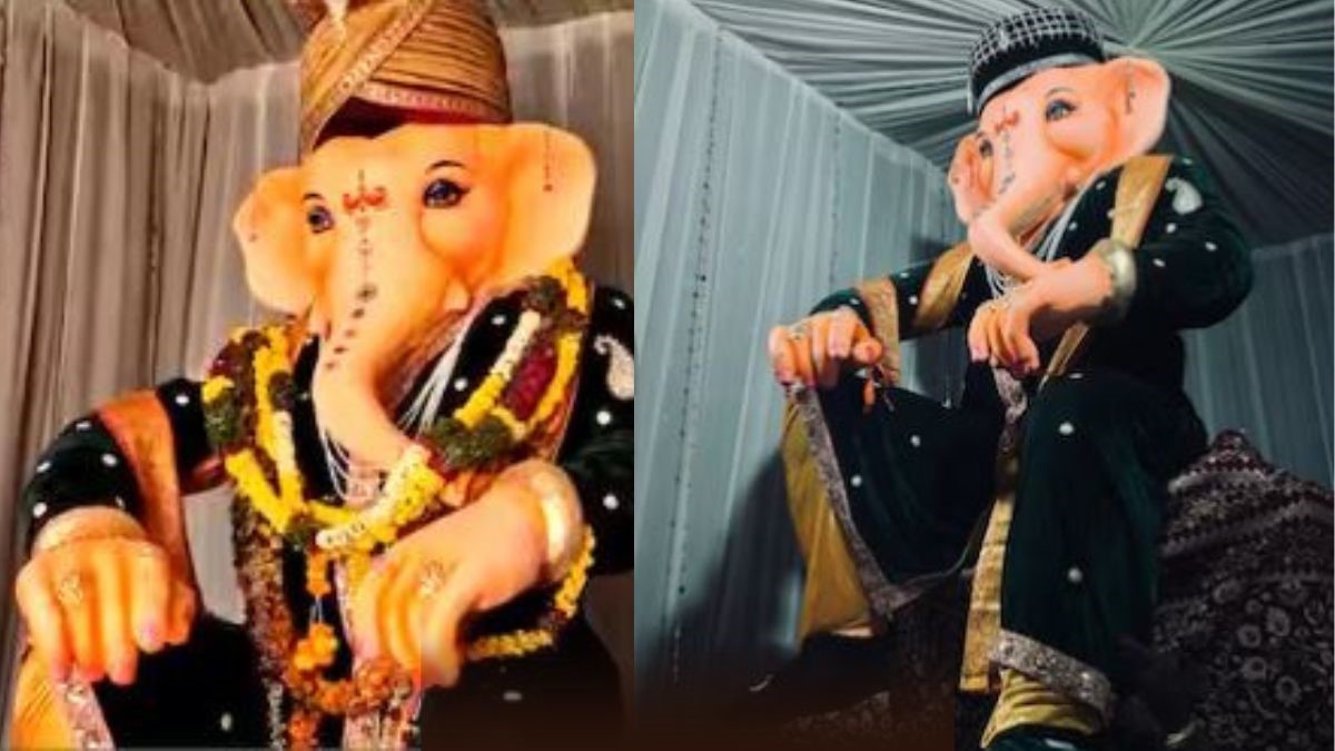 গণেশ মূৰ্তিৰ সাজ-পোছাকক লৈ বিতৰ্ক