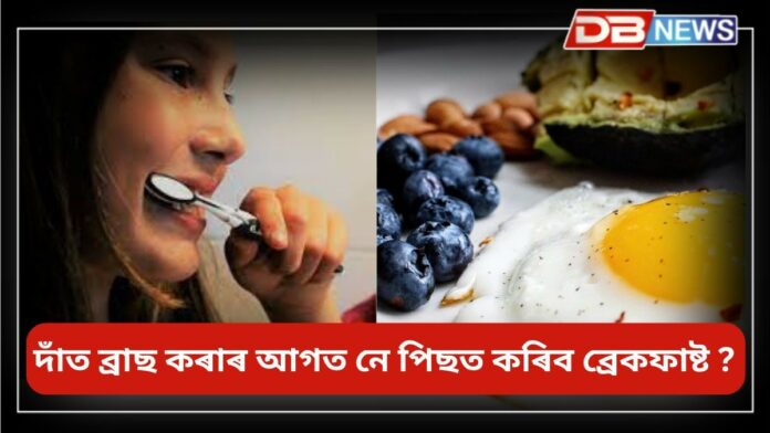 Breakfast: কেতিয়া ব্ৰেকফাষ্ট কৰিব, দাঁত ব্ৰাছ কৰাৰ আগত নে পিছত ?