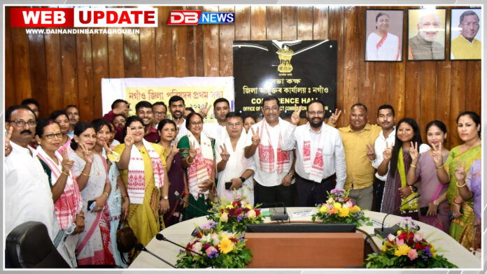 বিজেপি -অগপ মিত্ৰজোঁটৰ নেতৃত্বত নগাঁও জিলা পৰিষদ গঠন । AGP & BJP