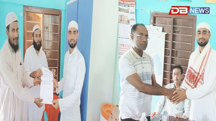 বুৰুঙ্গা বাজাৰ হাই স্কুলত নৱ নিযুক্ত প্ৰধান শিক্ষকৰ দায়িত্বভাৰ গ্ৰহণ