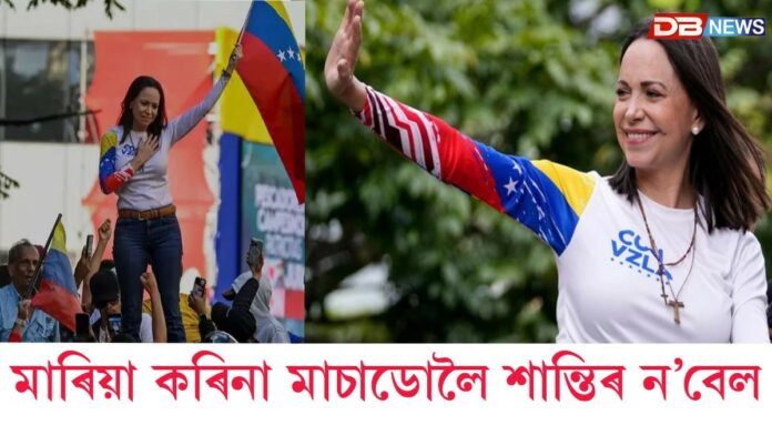 মাৰিয়া কৰিনা মাচাডোলৈ শান্তিৰ ন’বেল