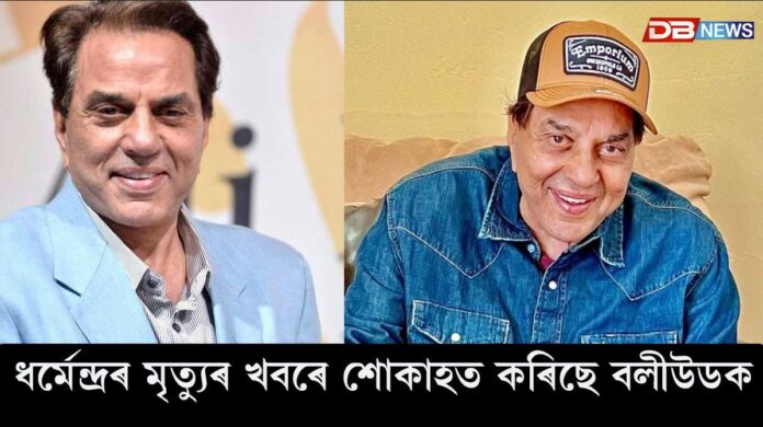 Dharmendra Passes Away: বলীউডৰ জনপ্রিয় প্রবীণ অভিনেতা ধৰ্মেন্দ্রৰ দেহাৱসান