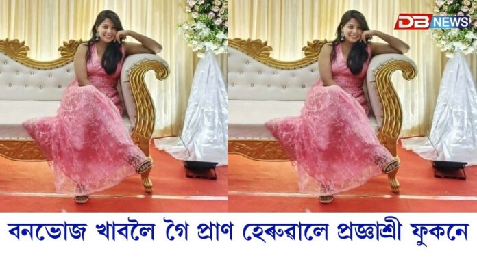 বনভোজ খাবলৈ গৈ প্ৰাণ হেৰুৱালে প্ৰজ্ঞাশ্ৰী ফুকনে