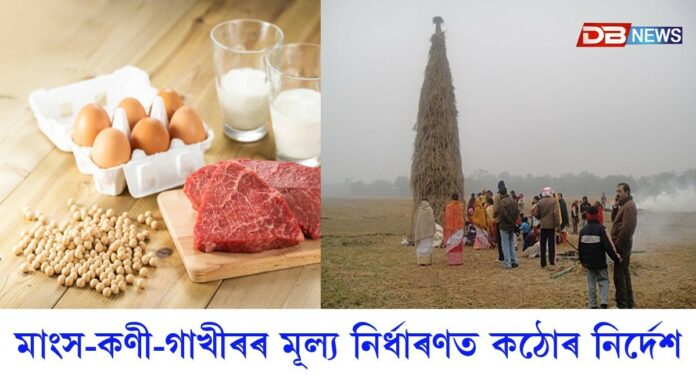 মাংস-কণী-গাখীৰৰ মূল্য নিৰ্ধাৰণত কঠোৰ নিৰ্দেশ