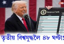 তৃতীয় বিশ্বযুদ্ধলৈ ৪৮ ঘণ্টা! ভাৰতকে ধৰি বিভিন্ন দেশৰ ওপৰত ১৫ শতাংশলৈ বঢ়ালে শুল্ক ভাৰতকে ধৰি বিভিন্ন দেশৰ ওপৰত ১৫ শতাংশলৈ বঢ়ালে শুল্ক