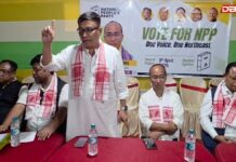 বকোত এন পি পিৰ নিৰ্বাচনী কাৰ্যালয় মুকলিঃ উপস্থিত ৰাষ্ট্ৰীয় উপ-সভাপতি, মেঘালয়ৰ মন্ত্ৰী বকোত এন পি পিৰ নিৰ্বাচনী কাৰ্যালয় মুকলিঃ উপস্থিত ৰাষ্ট্ৰীয় উপ-সভাপতি, মেঘালয়ৰ মন্ত্ৰী