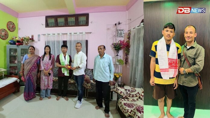 CBSE বৰ্ডৰ হাইস্কুল শিক্ষান্ত পৰীক্ষাত সুখ্যাতিৰে উত্তীৰ্ণ হোৱা দুই কৃতিমান ছাত্ৰক সম্বন্ধনা যুৱ সাংবাদিক সন্থা, অসমৰ