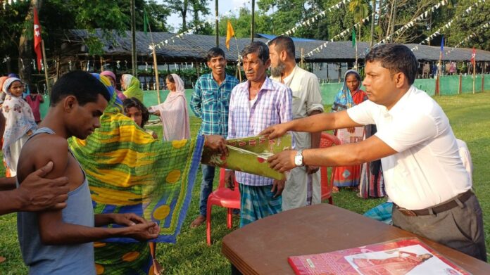 বৰপেটাৰোডৰ বালাভিঠা আব্দুল ৰৌফ ফ্ৰেণ্ড ক্লাৱৰ মহানুভৱতা