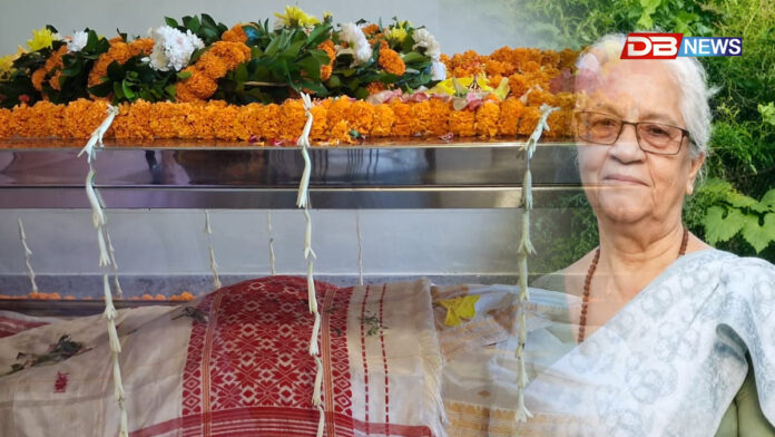 পদ্মশ্ৰী গীতা উপাধ্যায়ক তেজপুৰৰ ৰাজহুৱা শ্মশানত ৰাজ্যিক মৰ্যাদাৰে শেষকৃত্য সম্পন্ন