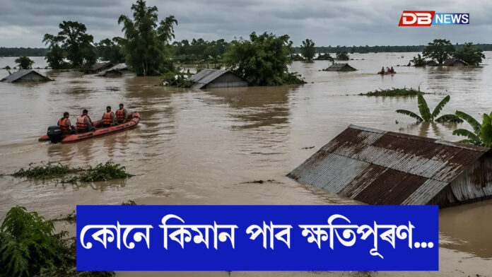 উজনি অসমত আজিৰে পৰা আৰম্ভ বান ক্ষতিগ্ৰস্তৰ জৰীপ