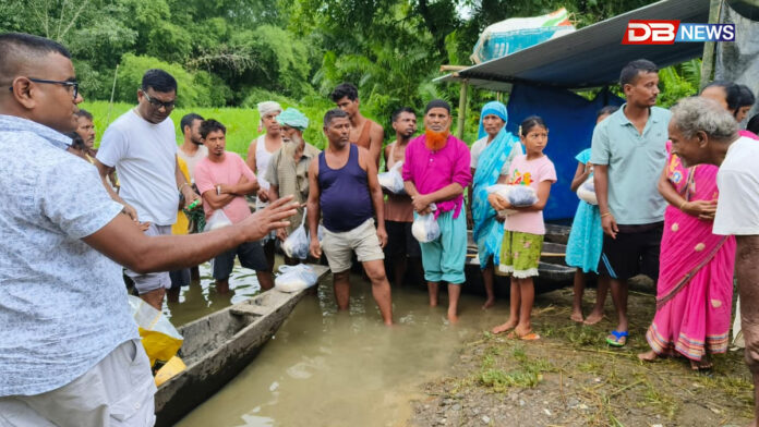 শিৱসাগৰৰ বানাক্ৰান্তক সহায়ৰ হাত নলবাৰীৰ জৱাহৰ নৱোদয় বিদ্যালয়ৰ