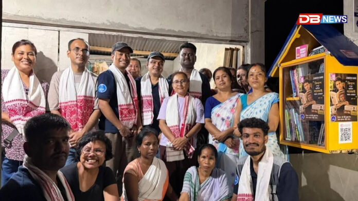 শিৱসাগৰত ৰেইনড্ৰপছ ইনাইটিভৰ প্ৰশংসনীয় পদক্ষেপ: বান সাহাৰ্য, শ্ৰমদান আদিৰ পিছত শিশু গ্ৰন্থাগাৰ স্থাপন