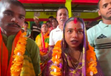 কাছাৰৰ লক্ষ্মীপুৰত ‘ঘৰ ৱাপছি’! মুছলমান ছোৱালীৰ বিয়া হিন্দু ৰীতি-নীতিত কাছাৰৰ লক্ষ্মীপুৰত 'ঘৰ ৱাপছি'! মুছলমান ছোৱালীৰ বিয়া হিন্দু ৰীতি-নীতিত