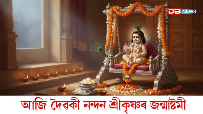 আজি দৈৱকী নন্দন শ্ৰীকৃষ্ণৰ জন্মাষ্টমী৷