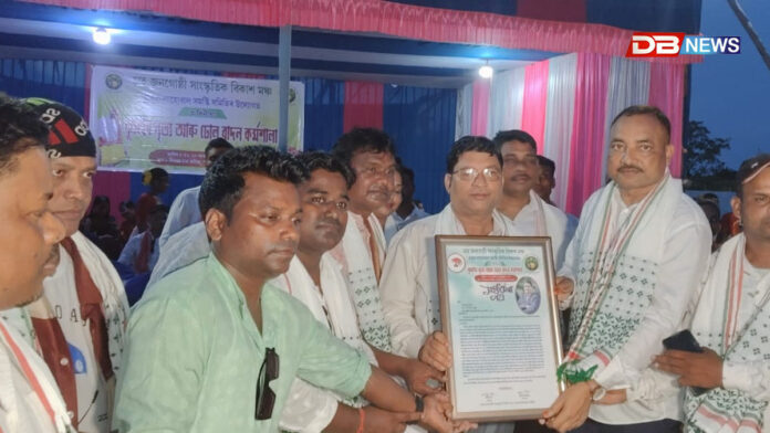 সমাজকৰ্মী তথা, লেখক ড° দয়ানন্দ শ্বাহক সম্বৰ্ধনা