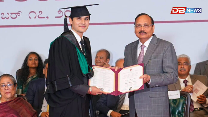 বেংগালুৰুৰ NLSIUত আইনৰ ডিগ্ৰী লাভ নন্দিল বিশ্ব শৰ্মাৰ।